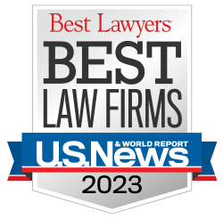 U.S. News - Best Lawyers "Best Law Firms" 2023 badge